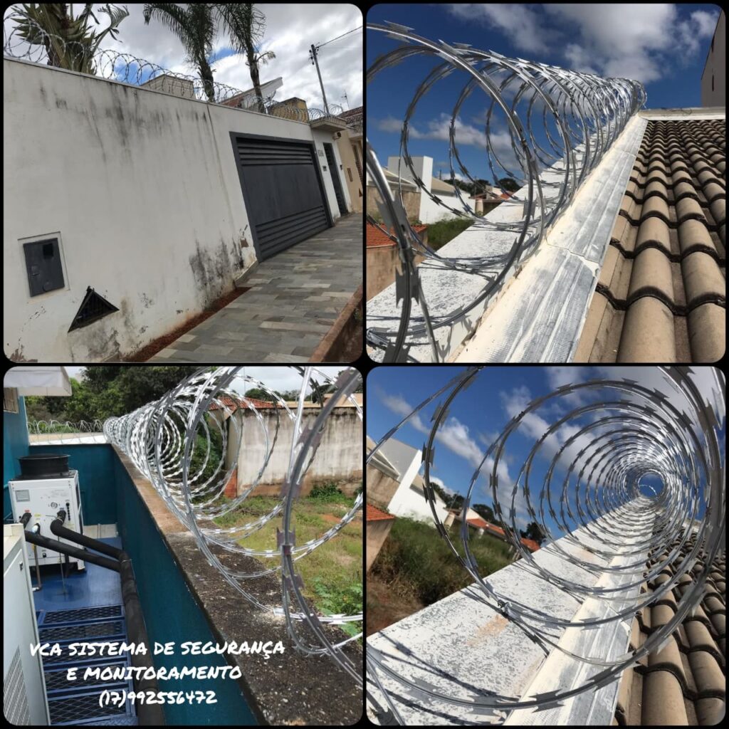 Instalação de cerca elétrica e concertinas em Bebedouro pela VCA