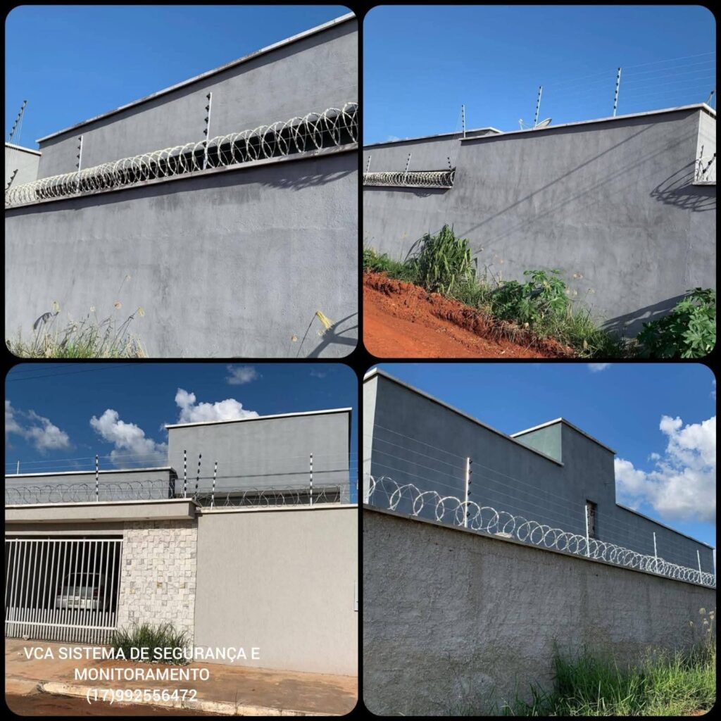 Instalação de cerca elétrica e concertinas em Bebedouro pela VCA